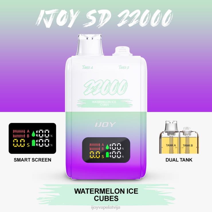 iJOY Vape Order Online - iJOY SD 22000 vienreizējās lietošanas LL682159 arbūzu ledus gabaliņi
